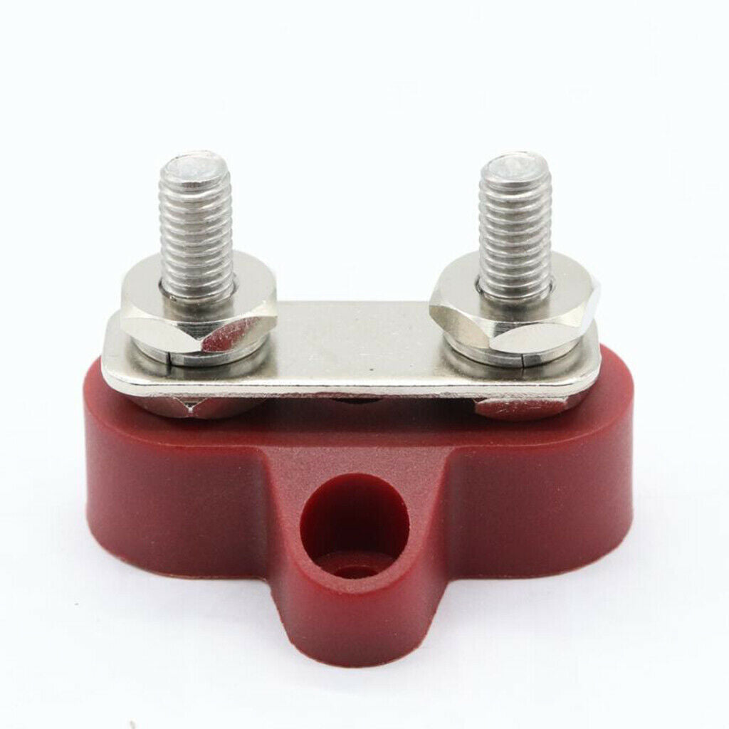2x Bus Bar Power Distribution Box M6 Terminal Block 48V Heavy Duty