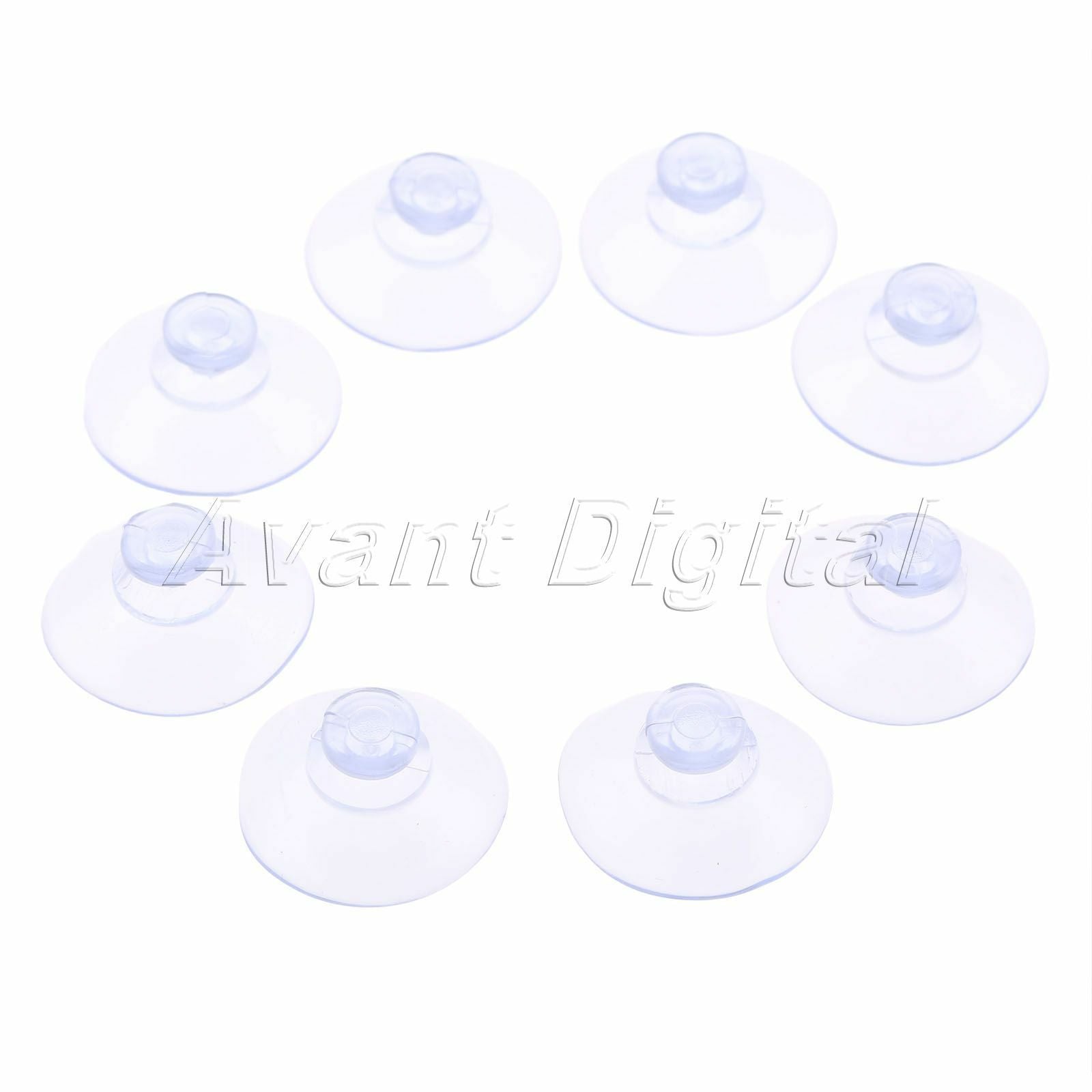 100Pcs Clear Vacuum Suction Hooks Transparent Cup Window Kitchen Hanging Hook