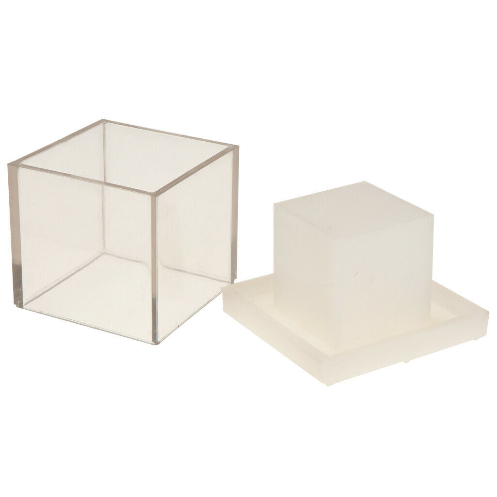 Plastic Square Tube Shape Candle Making Mould Candle Mold for Handmade Craft