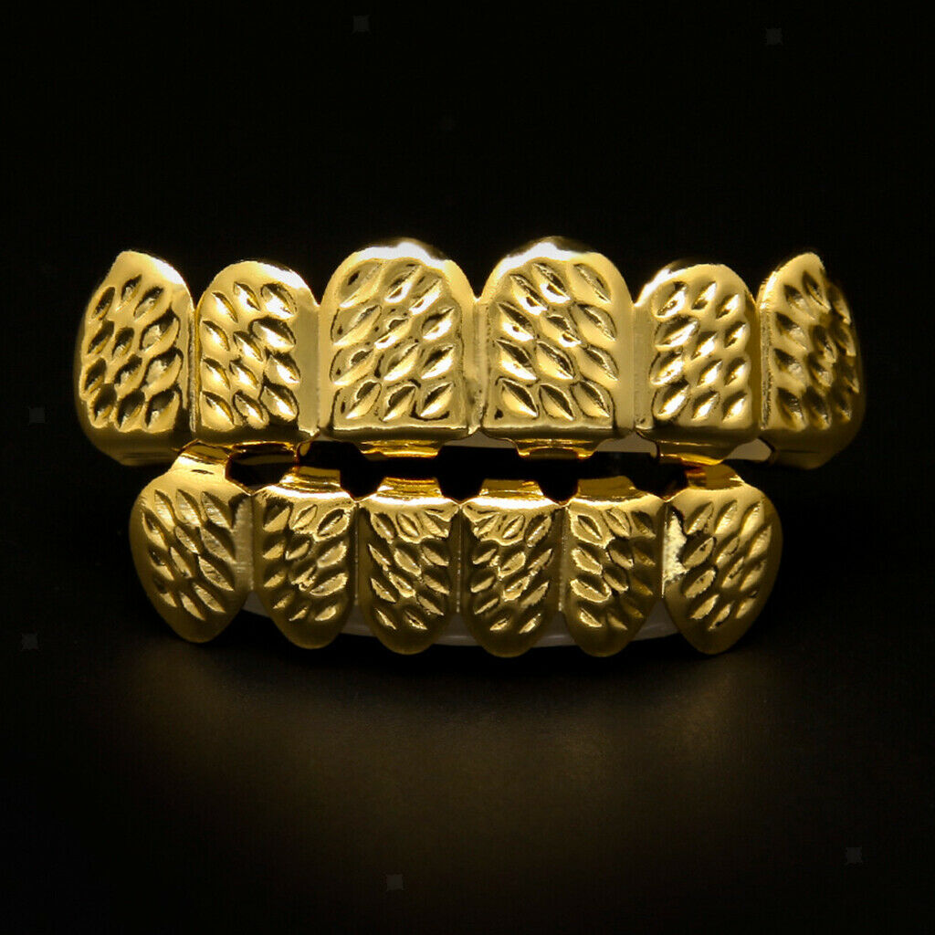 Copper Hip Hop Teeth Grills Vampire Teeth Grill   Jewelry Golden Top