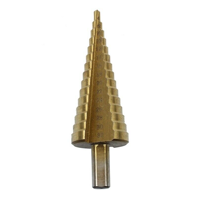 Set of 3 Drills Cutters Floors Conical HSS steel A9W7W7