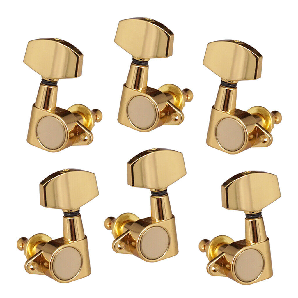 Metal Sealed 3L3R Guitar Tuning Pegs Key for Acoustic Folk Guitar Parts