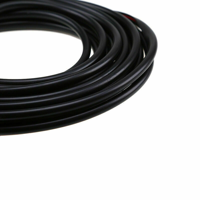 Car Door Edge Lip Strip Guard Protector Moulding Trim Anti Dent Scratch Black 5M
