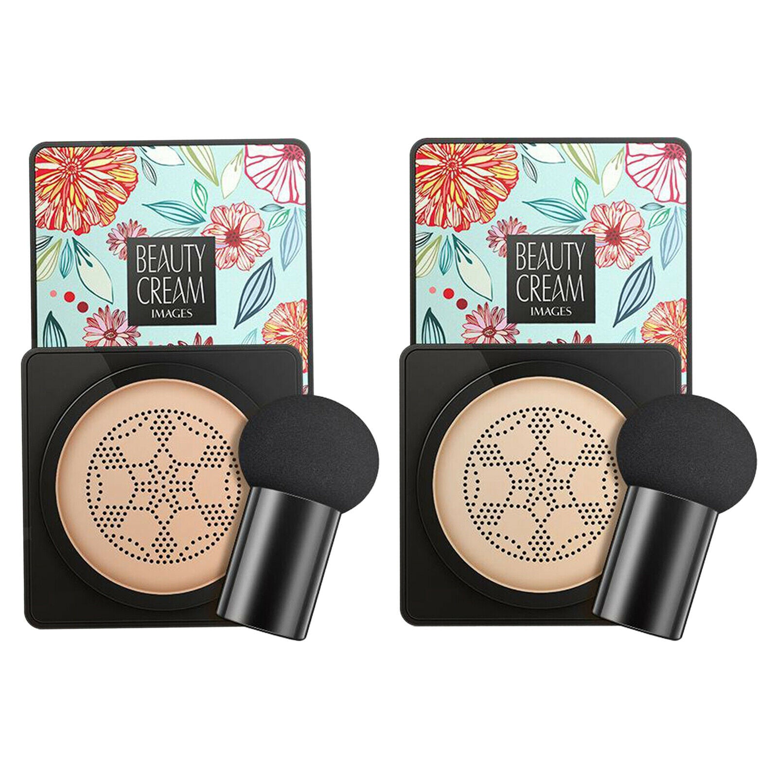2x Mushroom Head Foundation Long Lasting Matte Concealer Bright Makeup Base