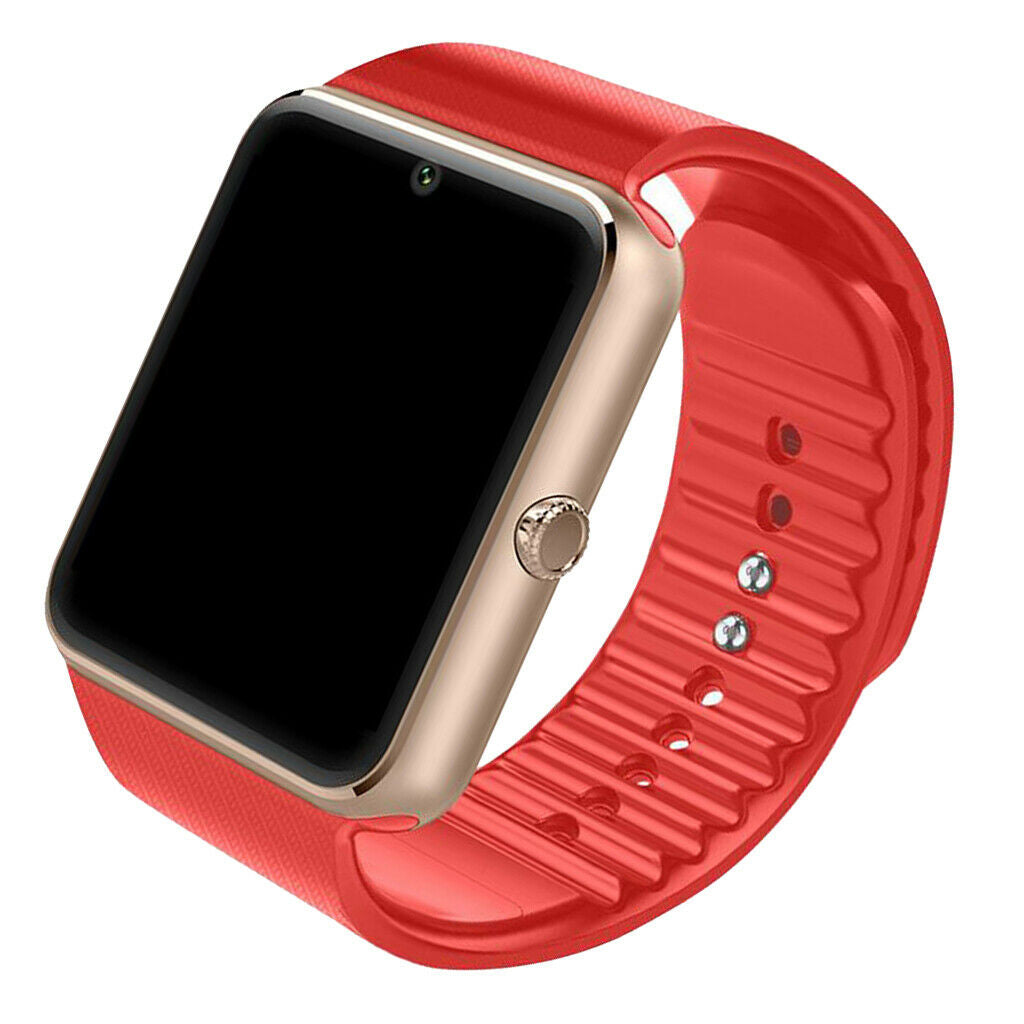 Watch GT08 Sync Notifier Bluetooth Android Phone Clock Sync Smartwatch Red
