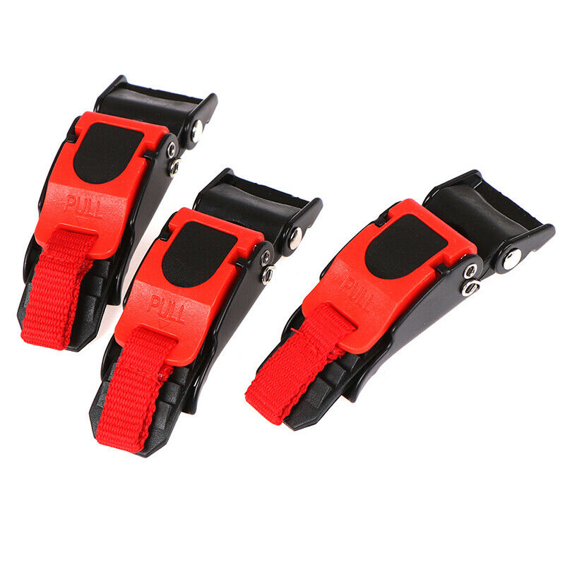 3Pcs Motorcycle Bike Helmet Chin Strap Speed Sewing Clip Quick Release Bu.l8