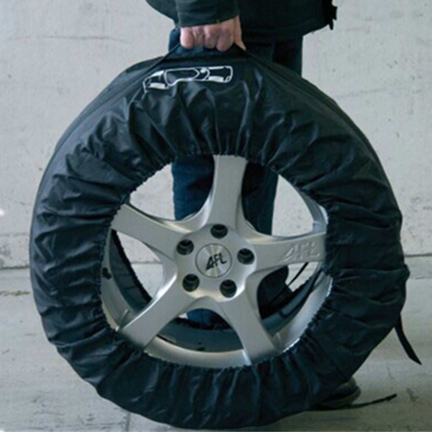 4x SUV Truck 4x4 Spare Tyre Storage Protection Cover Carry Tote Bag 16"-22" Tire