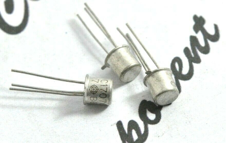 3pcs - HITACHI 2SC1707 / C1707 Transistor - NOS