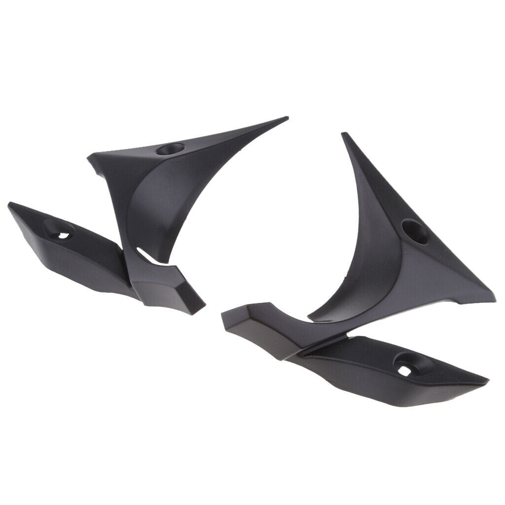 2 Pieces Upper Side Inner Fairing Cowl Cover Black for Yamaha YZF R1 04-06