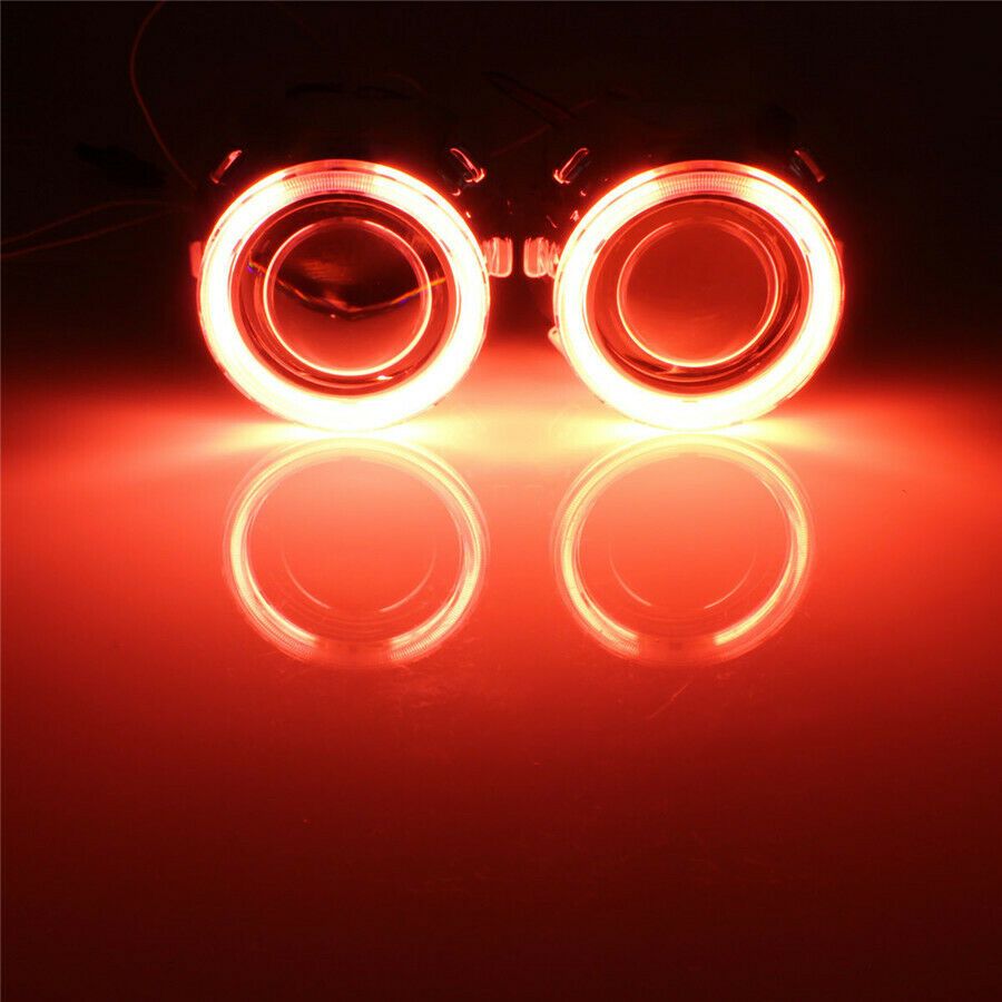 2.5" Halo Angel Eyes HID Bi-xenon Projector Lens LHD/RHD headlight and Inverter