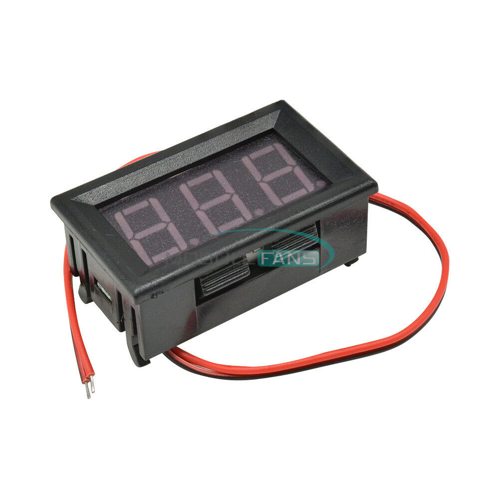 0.56"2-Wire LED Red Voltmeter Digital Voltage AC70-500V Panel Volt Ammeter Meter