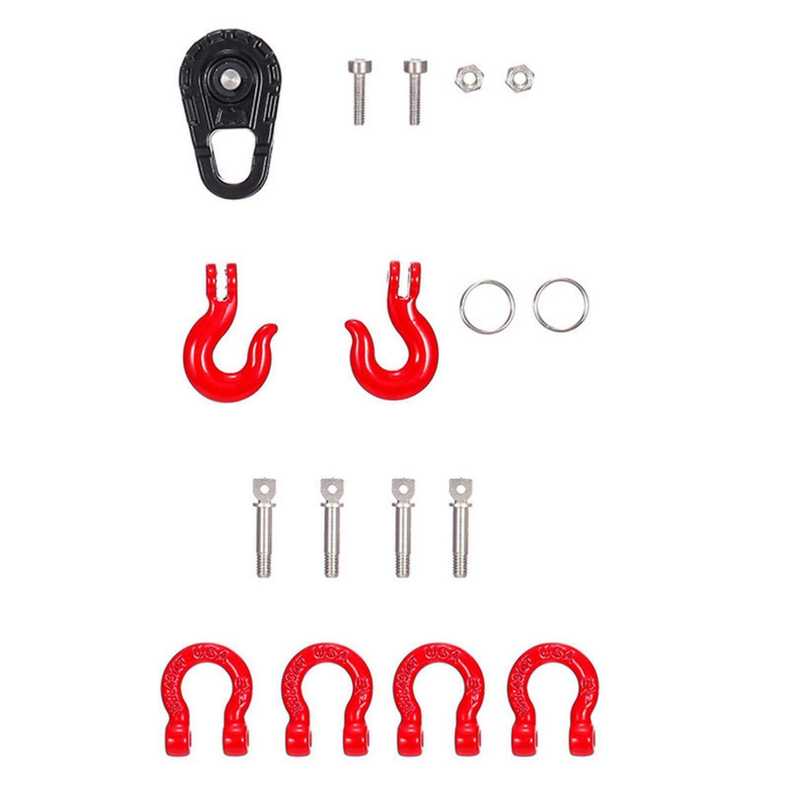 RC Truck   Winch Snatch Block Hook Tow Chain for TRX4 SCX10 HPI RC Car