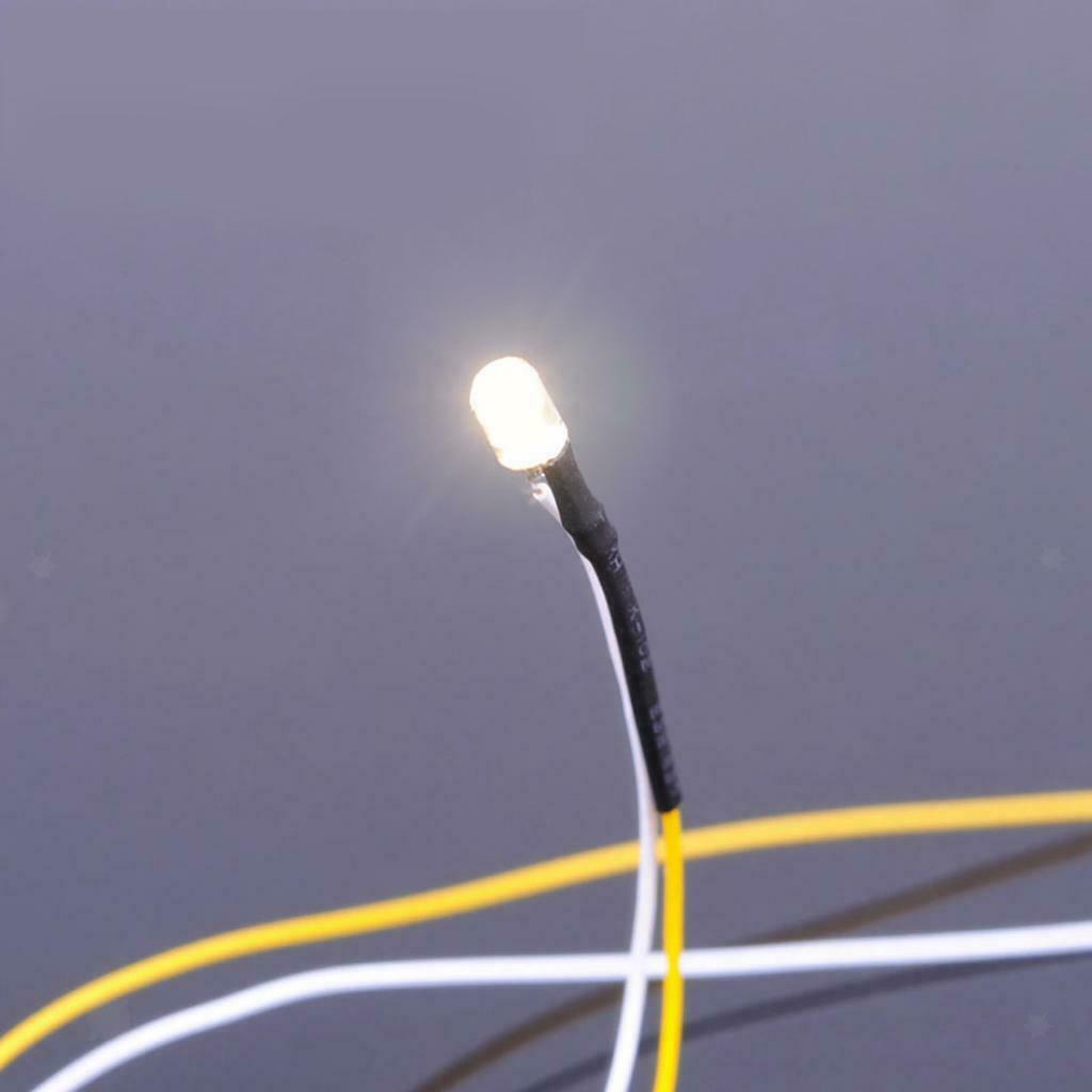 DIY Cool LED Light Wire Harness Cable for Train Roadway Garden Scenery 5Pcs