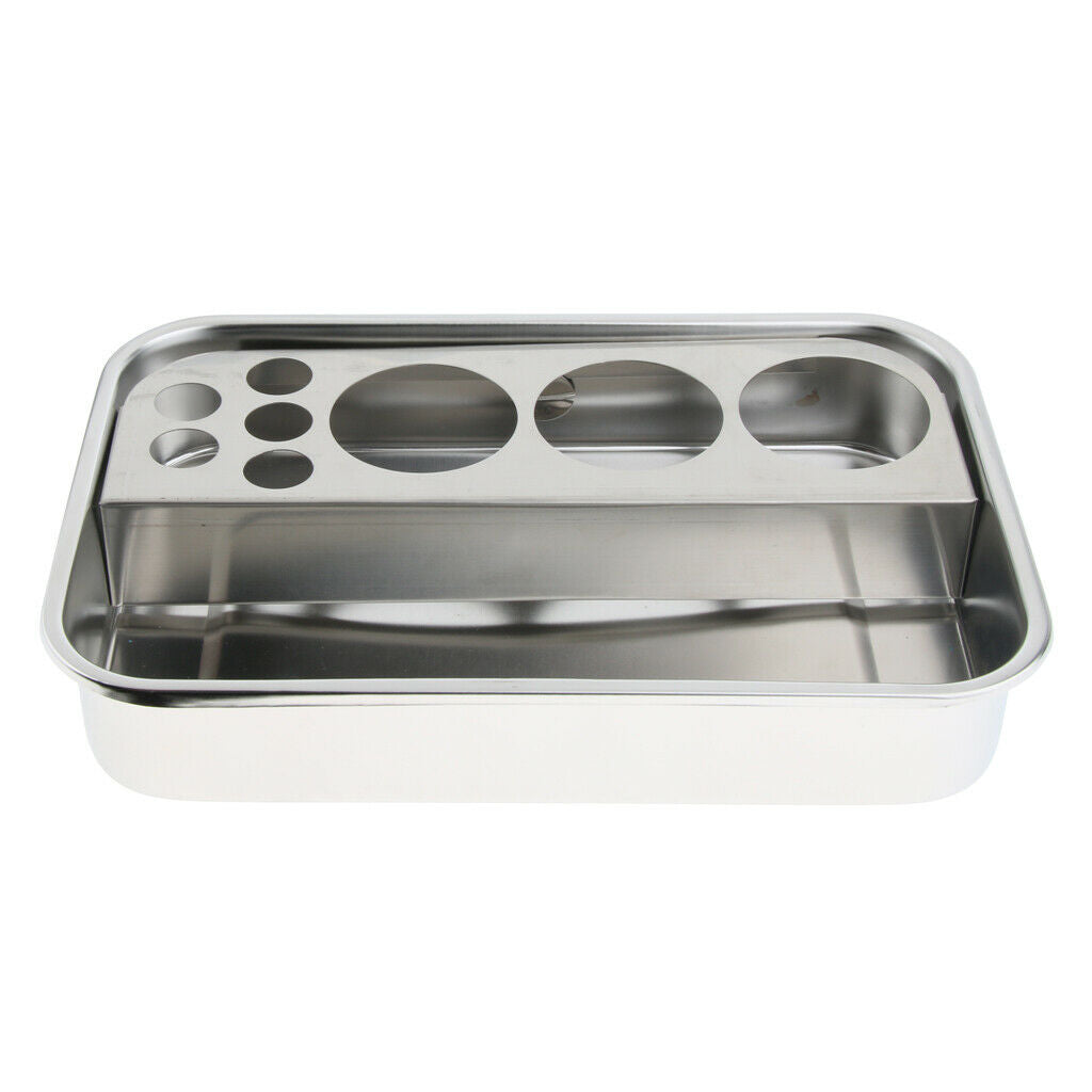 Stainless Steel Dental Instrument Tool Storage Box Sterilization Tray