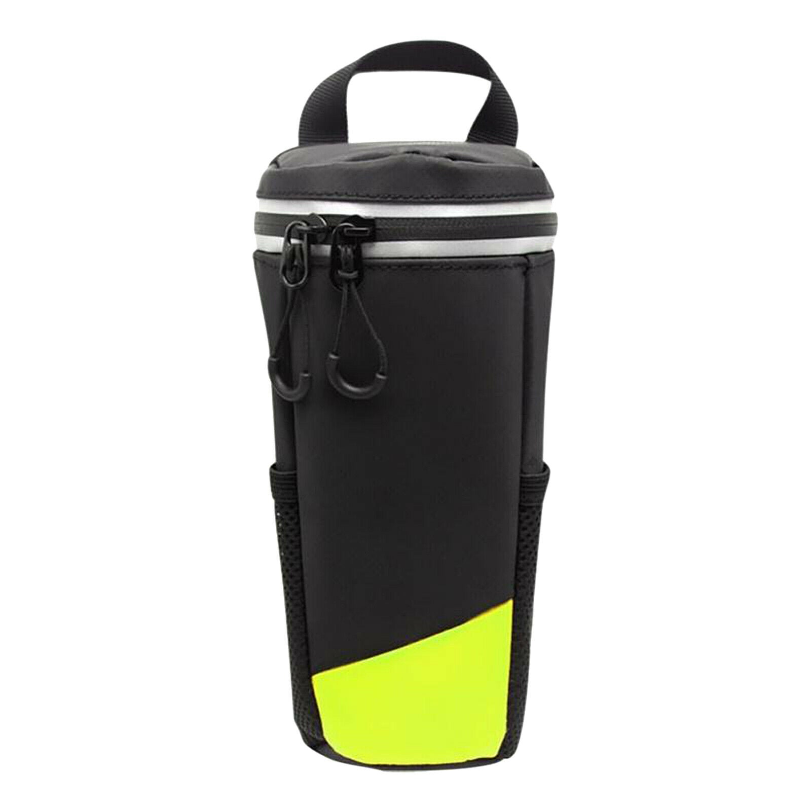2X Bike Carry Handlebar Bag Cycling Pannier Bag with Magnetic green