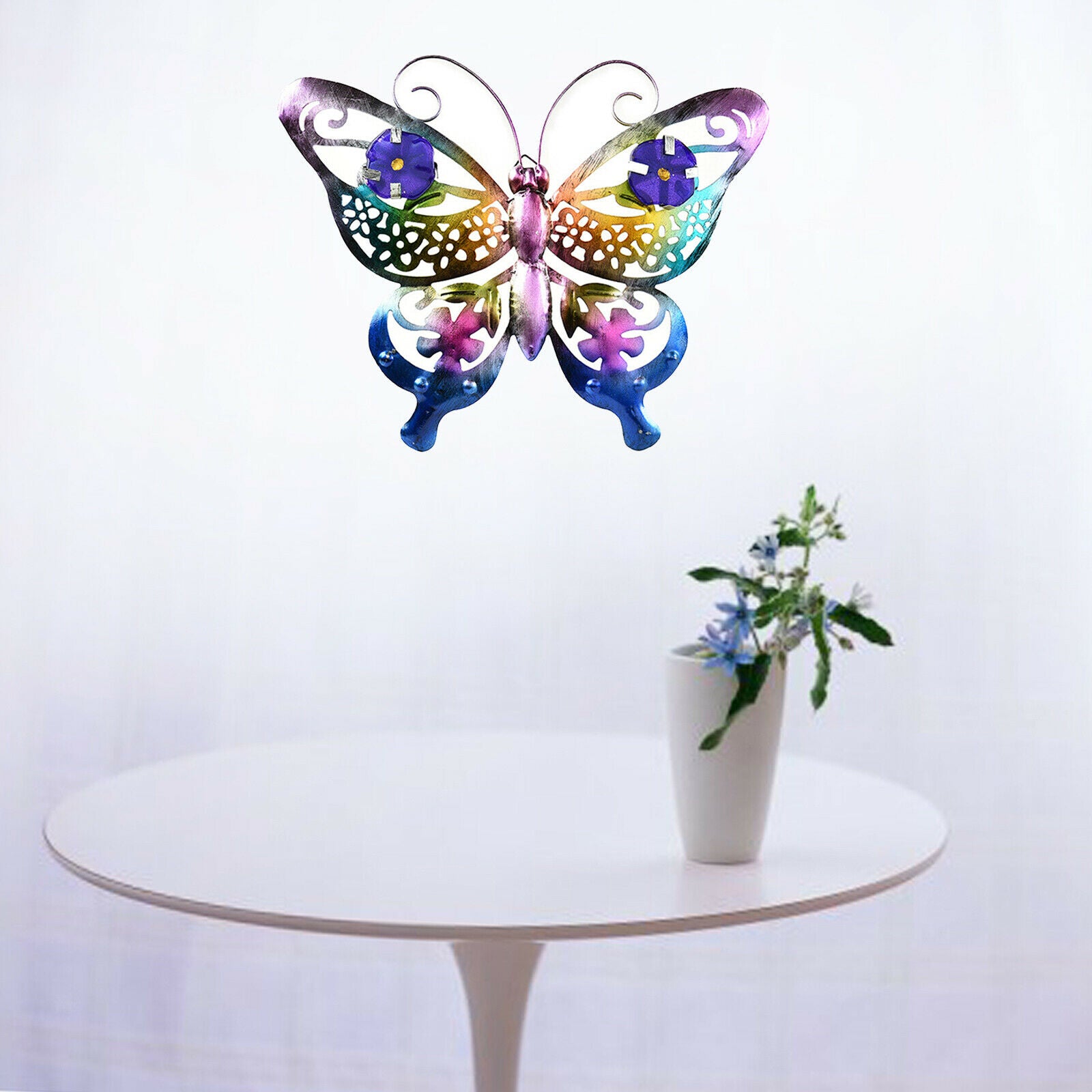 2pcs Butterfly Wall Art Patio Tree Garden Hanging Decor Decoration 28cmx35cm