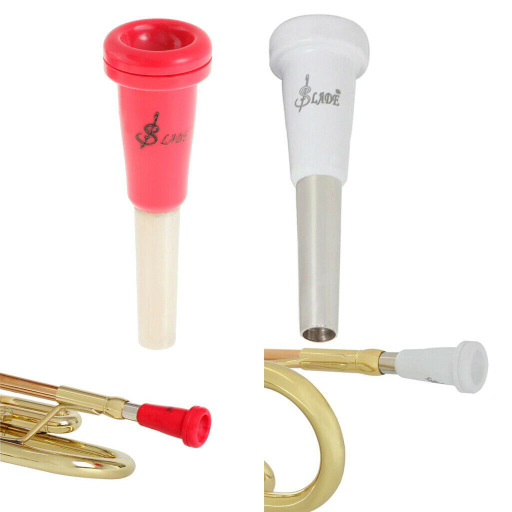 2 X Metal Mini Trumpet Mouthpiece Instrument For Musician Performance