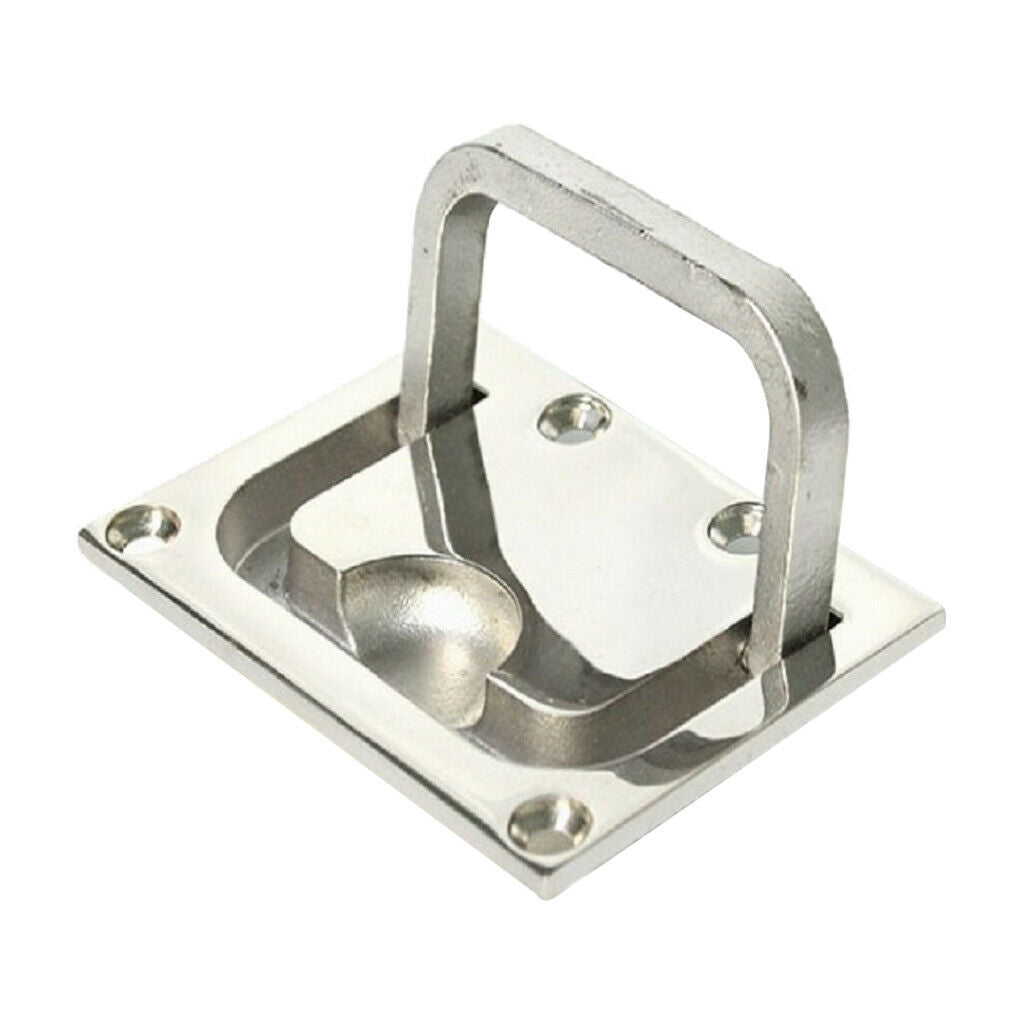 3"x2"  Boat Door Hatch Cabinet Lift Pull Ring Slam Latch 316 Stainless Steel