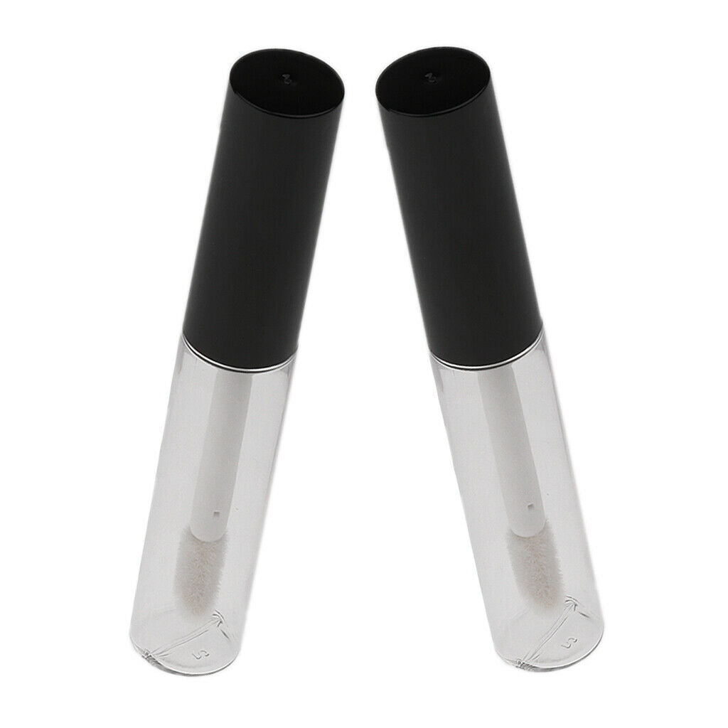 4pcs 1ml Clear Travel Empty Lipstick Lip Oil Vails Lip Gloss Tubes Bottles