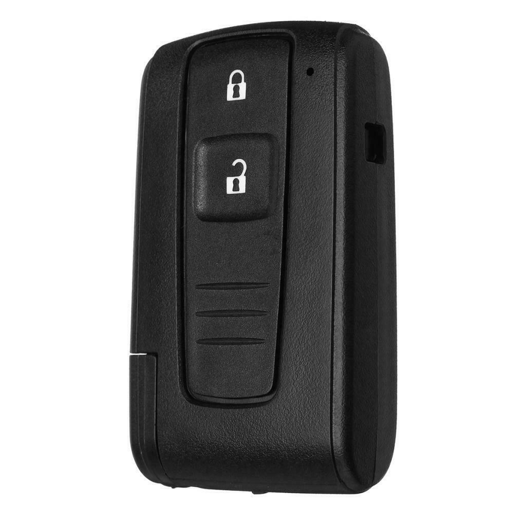 Black 2 Buttons Remote Car Key Fob Cover Case For  Corolla Verso Prius