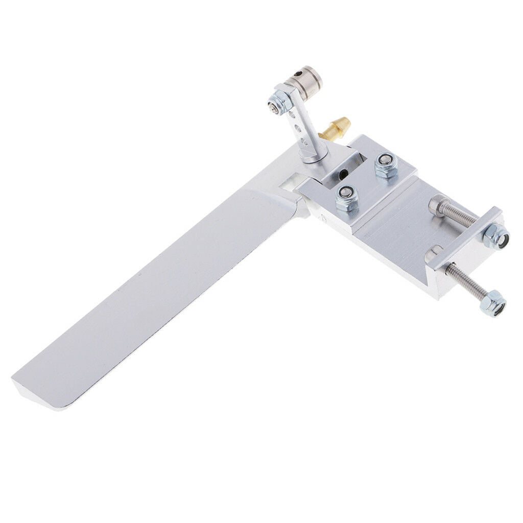 2x 95mm Alloy RC Boat Water Rudder Absorbing Steering Rudder for RC Boats A