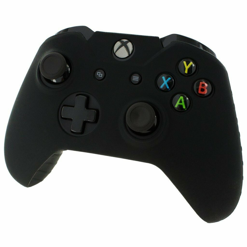 Black Silicone Skin for Xbox One Controller Case Cover Gel Rubber Protective