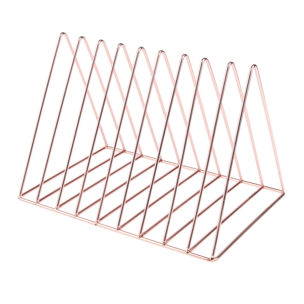 Fashion Metal Bookshelf Book Stand, Magazine Holder for Magazines, Organizer for