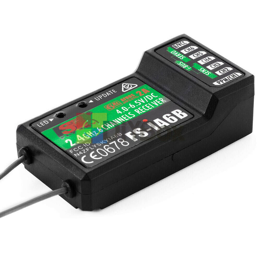 2.4G Flysky FS-iA6B 6CH Channel Receiver PPM Output w/ iBus Port For GT2E RC285