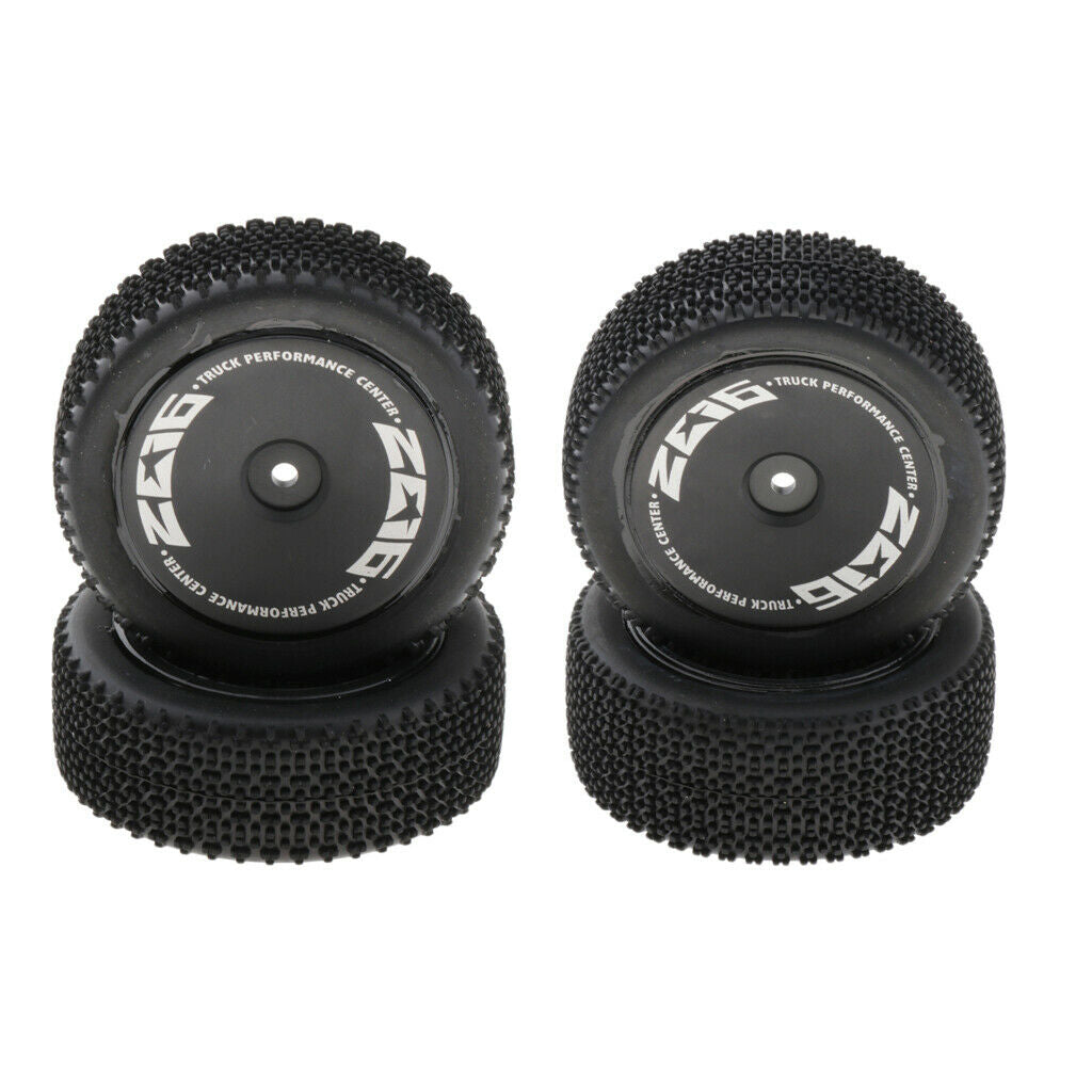4pcs Front & Rear Rubber Tire Tyre for RC Car WLTOYS 144001 Buggy Parts