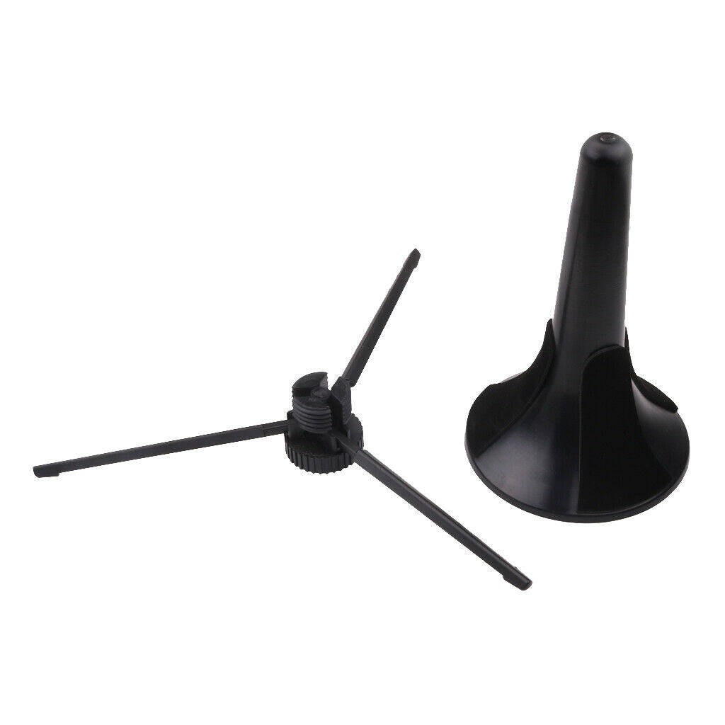 Trumpet Holder Tripod Stand Support Portable Foldable with Detachable Leg