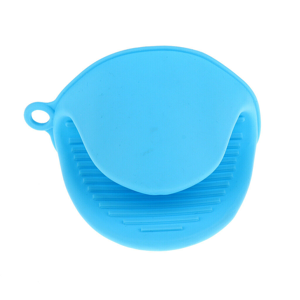 Silicone Hot Pot Holder Oven Glove Mini Oven Mitt Outdoor Cooking Pinch Grip