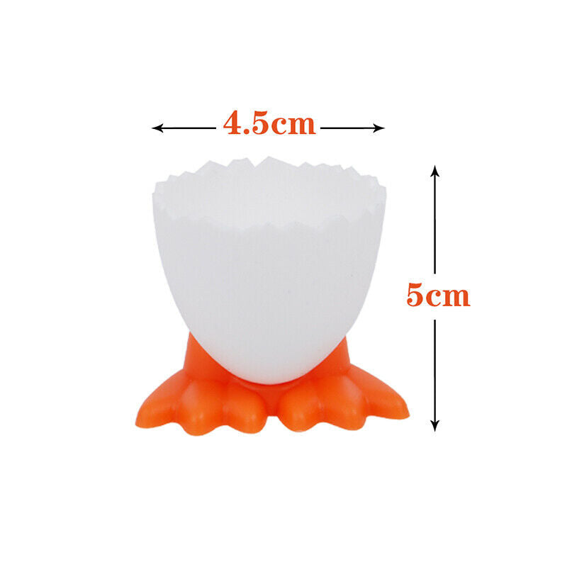 5PCS Egg Holder Creative Cute Egg Cup Holder Egg Opener Separator Kitchen.l8