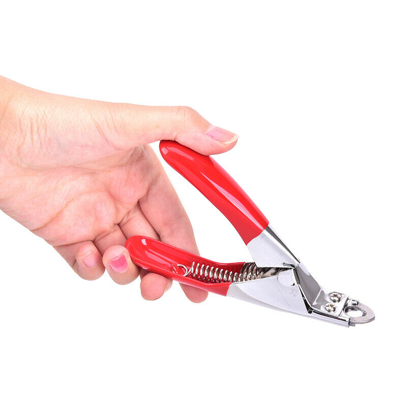 Stainless Steel Pet Dog Cat Birds Toe Claw Nail Clippers Trimmer Grooming Y FG