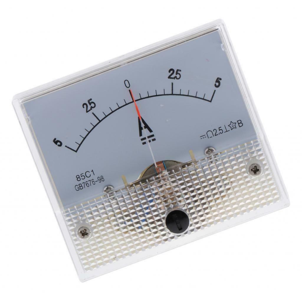 DC Amp Meter Ammeter 85C1 Meter High-quality Auto Circuit Measurement 0-5A