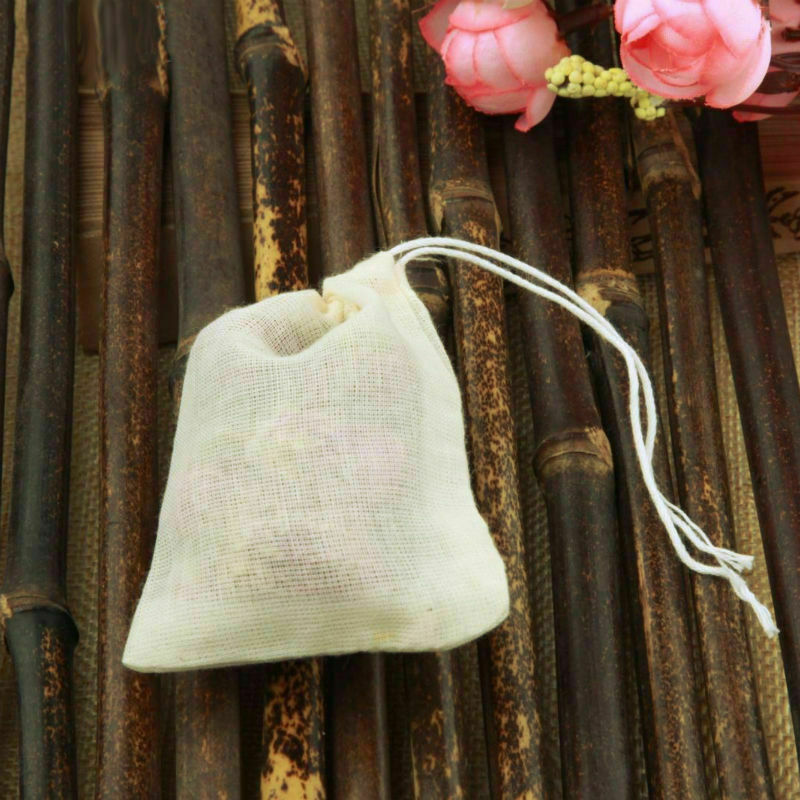 Reusable Eco Friendly Cotton Drawstring Muslin Bags (Natural Color)- SAMPLES