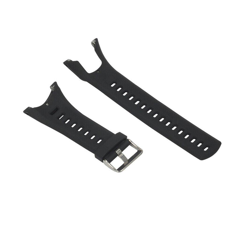 Black Rubber Replace Wristwatch Band for Ambit 3 Ambit 2 Ambit 1 Waterproof