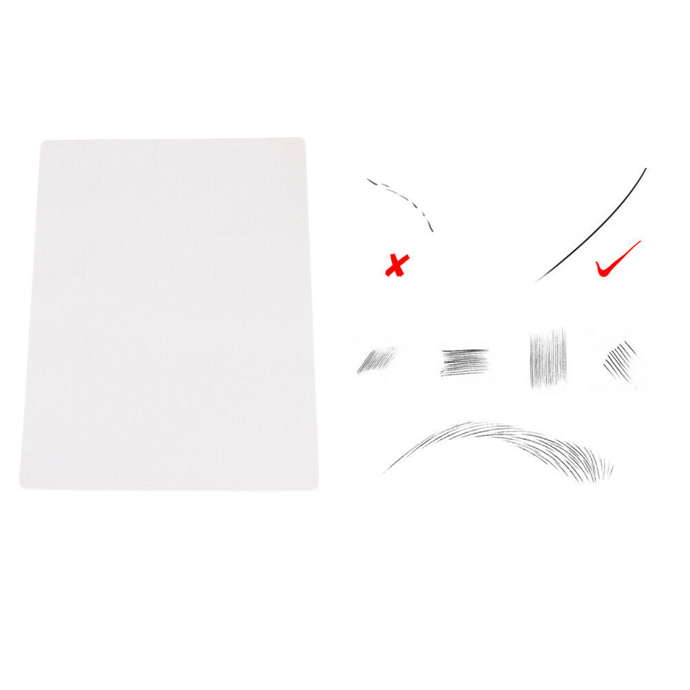White Permanent Makeup Eyebrow Tattoo Practice Skin Micro blading Trainin.l8