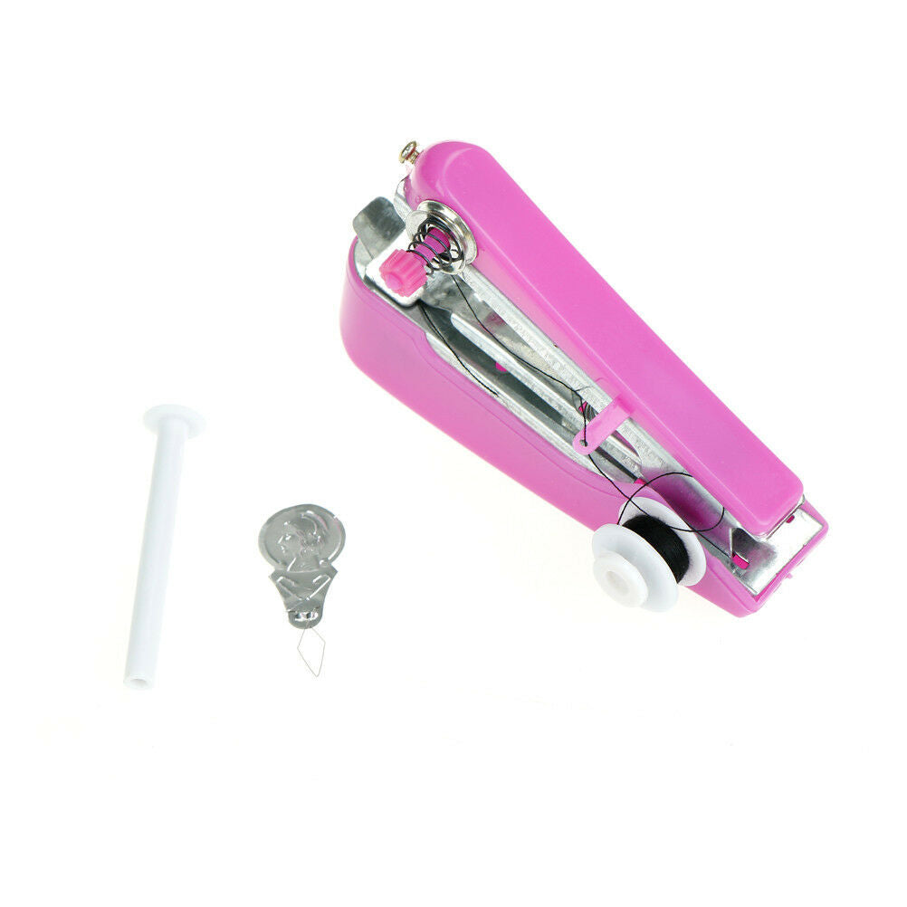 Lovely Cordless Hand held Clothes Sewing Machine Home Travel Use tools wvBD