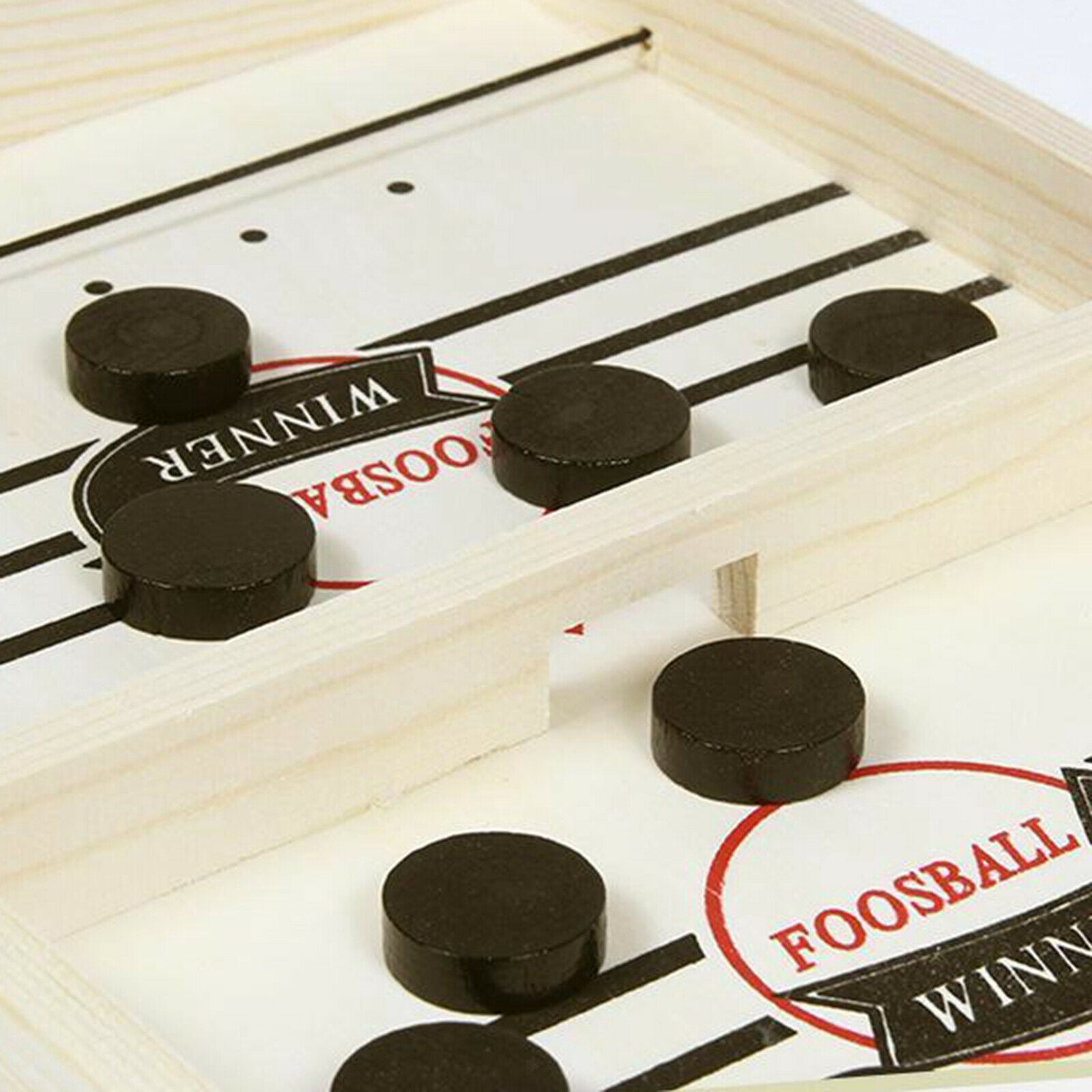 Sling Puck Game Tabletop Sling-shot Foosball Winner Hockey Board Small
