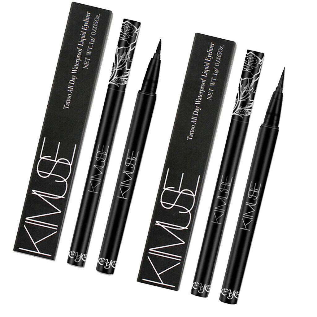 Waterproof Liquid Eyeliner Pen Long Last Makeup Eye Liner Definer Black Thick