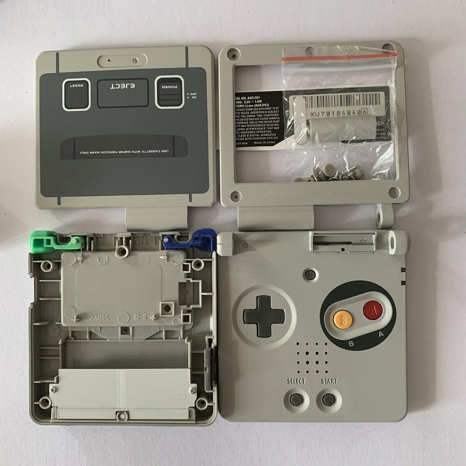 Game Boy Advance SP Housing Shell Cover Repair Parts For GBA SP Limited Edition