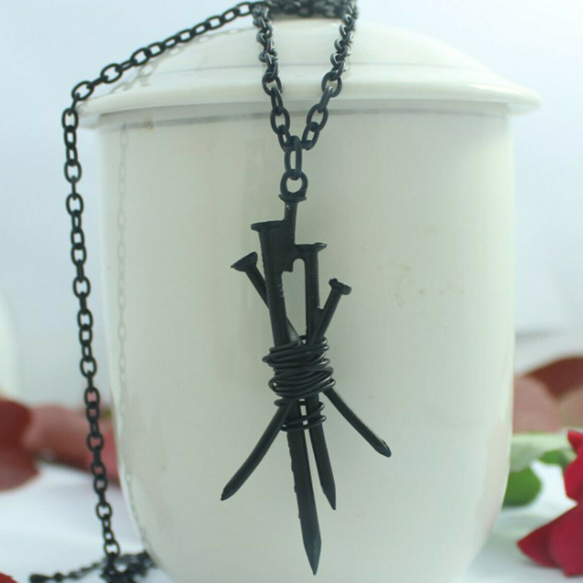 Men's Personality Handmade Jewelry Necklace Goth Oddities Witchy Gothic Pendant