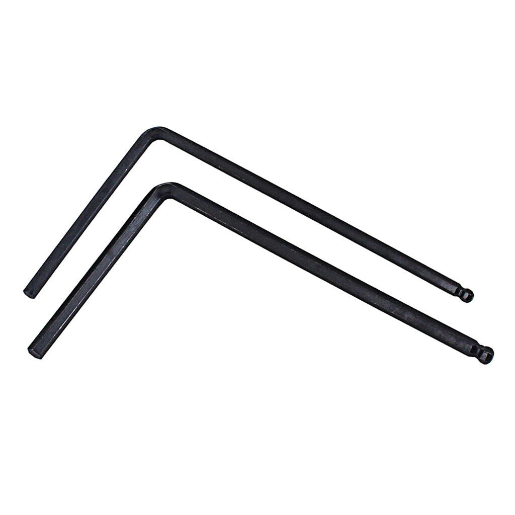 Pack of 2 Electric Guitars Neck Truss Rod Hex Wrenches 5mm+4mm Ball End DIY