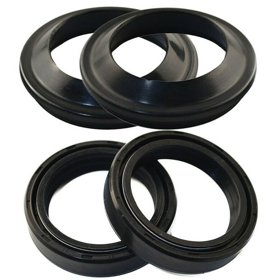 4Pcs 41x54x11mm Oil Seal & Dust Seals Ring for Motorcycle ATV Front Fork Damper