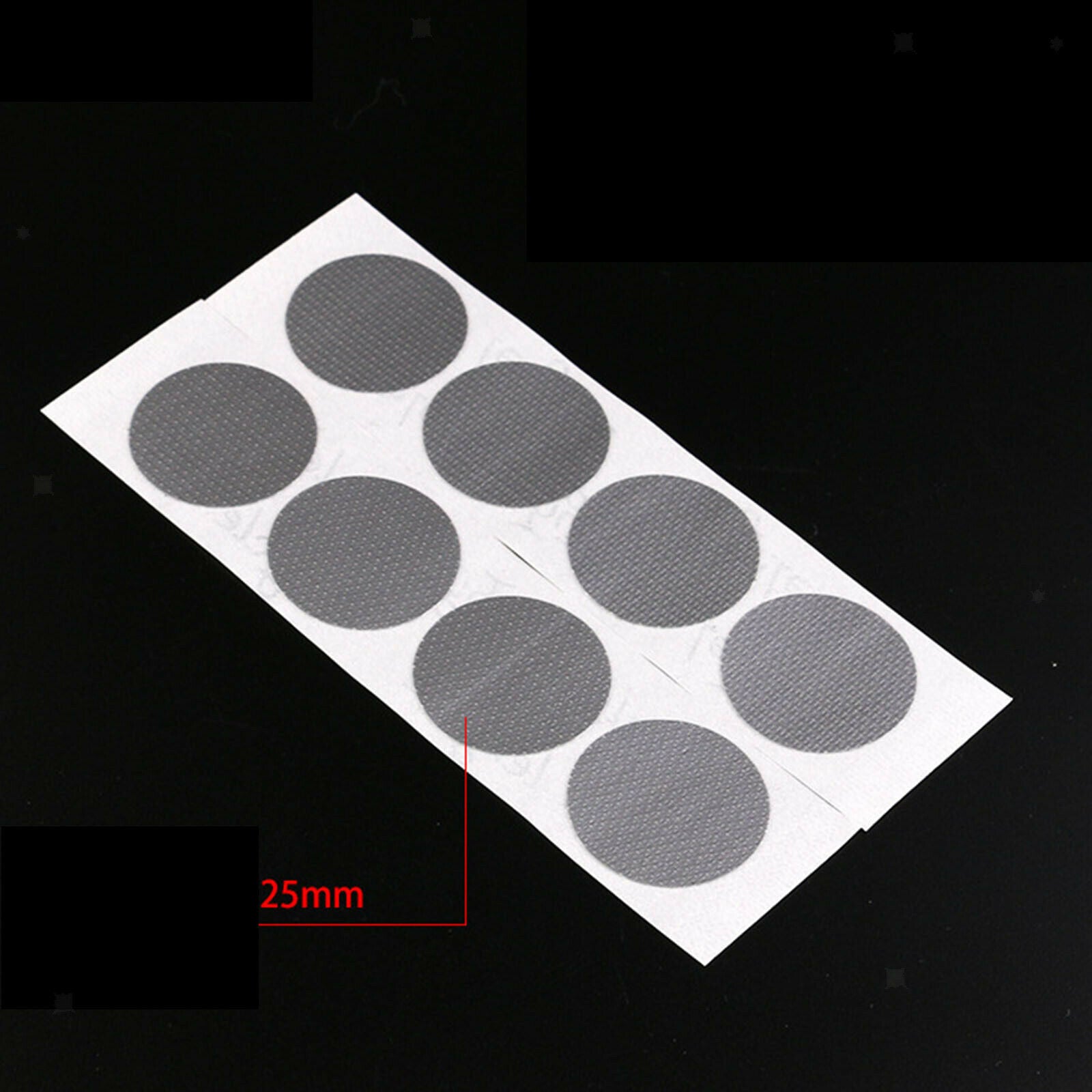 25mm Bike Tire Patch Bicycle Puncture Repair Kit with Metal Rasp Fixed Set
