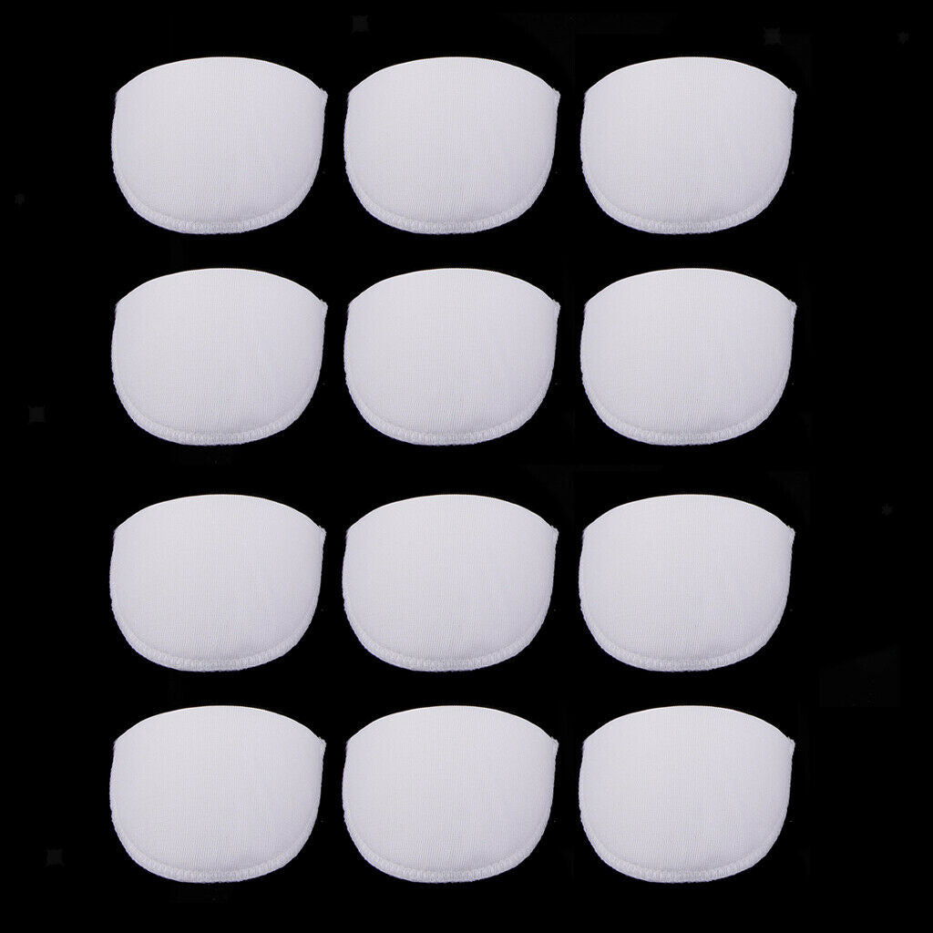 6 Pairs Sponge Shoulder Pads Covered Shoulder Suit Clothes T-Shirt Clothes