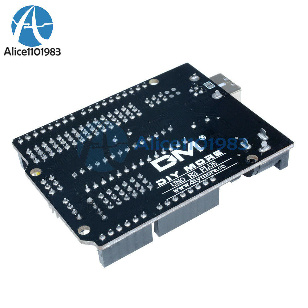 Arduino Compatible UNO R3 PLUS Sensor I/O Shield Atmega328P 16U2 Expansion Board