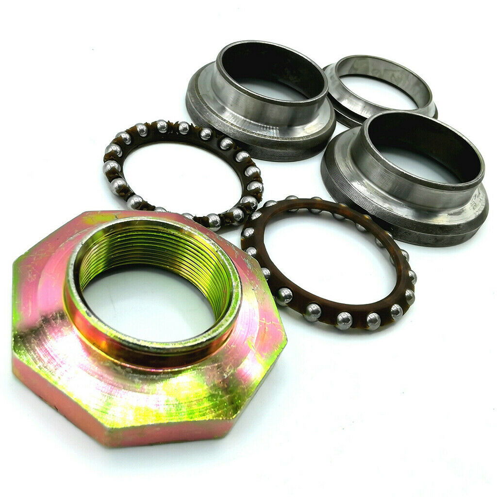 6x Motorcycle Steering Bearing Kit Bearings Fits PW50 1981-2013 Accessories
