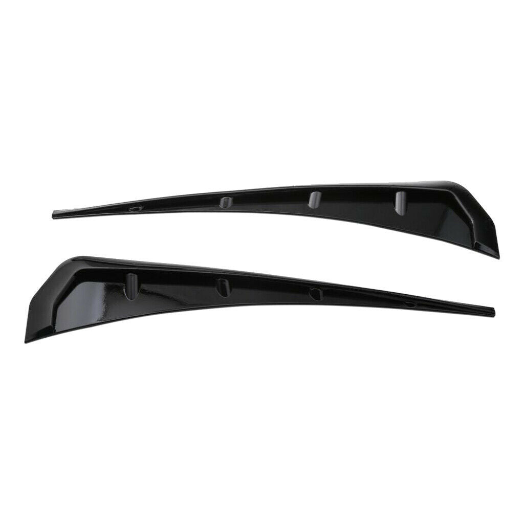 For 2016-20  Civic Glossy Black ABS Side  Vent Air Wing Cover Trim