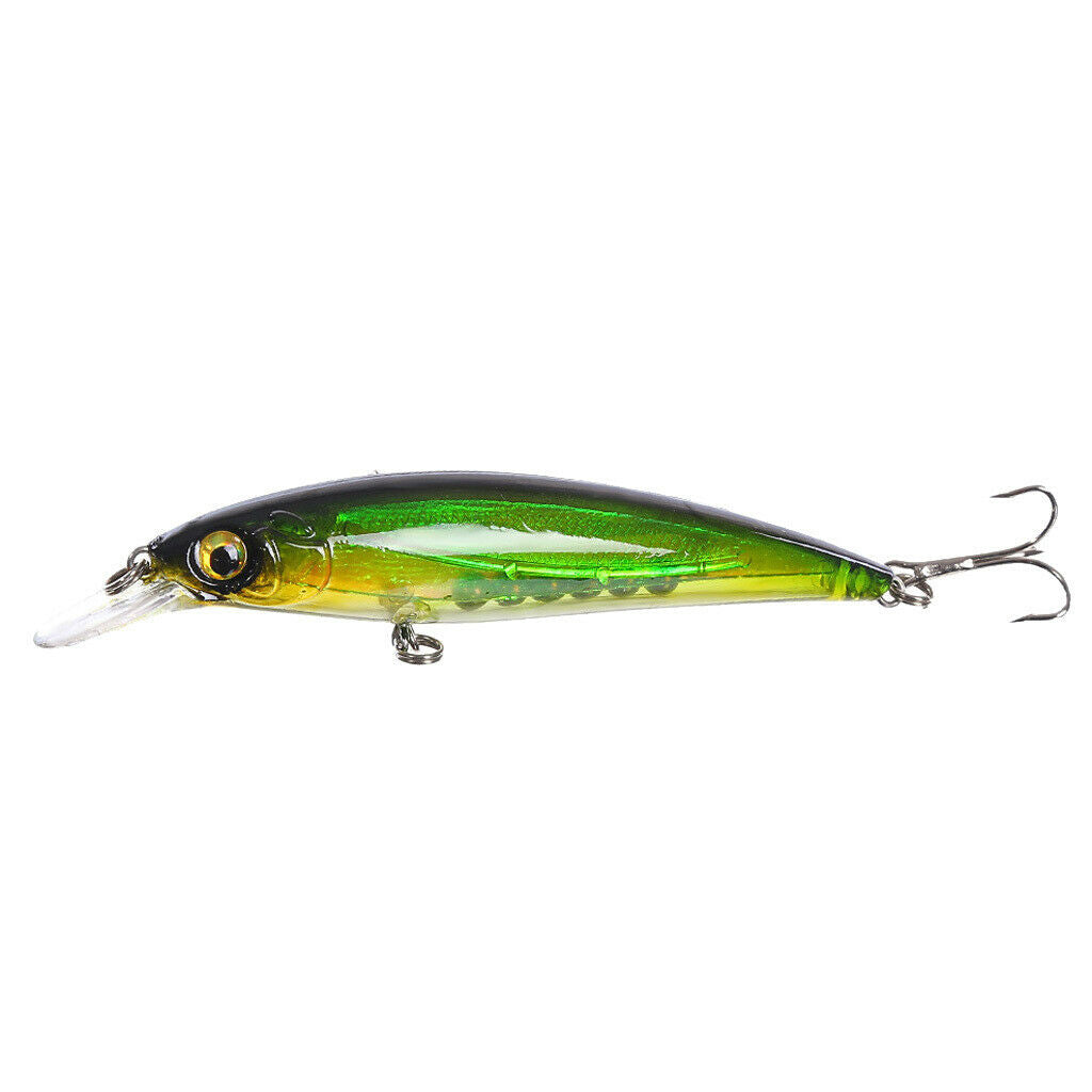 8 Color Minnow ABS Plastic Hard Fishing Lures Baits Crankbaits for Blackfish